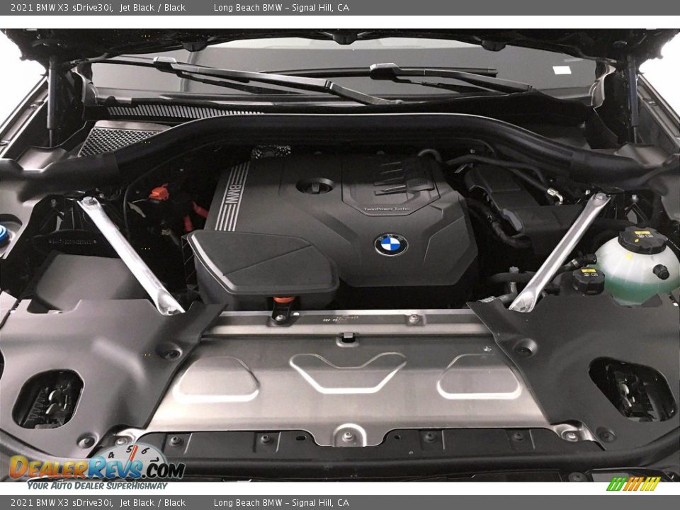 2021 BMW X3 sDrive30i Jet Black / Black Photo #10