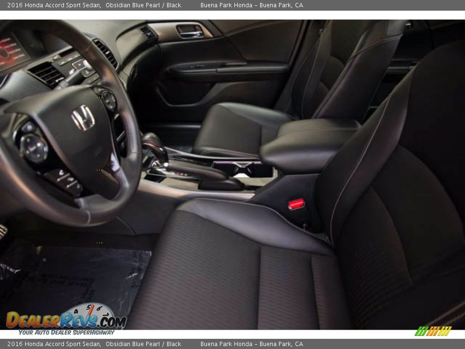 2016 Honda Accord Sport Sedan Obsidian Blue Pearl / Black Photo #3