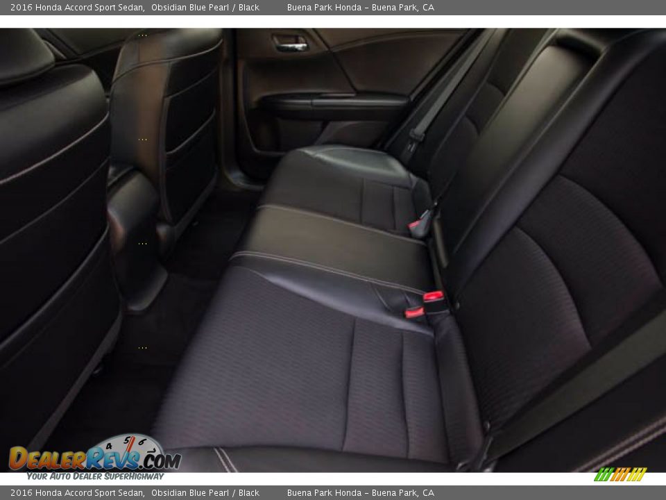 2016 Honda Accord Sport Sedan Obsidian Blue Pearl / Black Photo #4