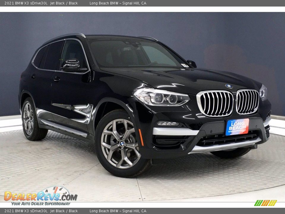 2021 BMW X3 sDrive30i Jet Black / Black Photo #19