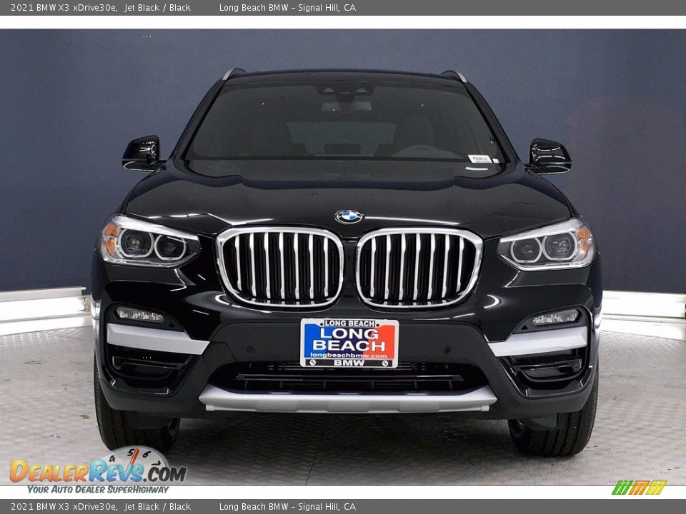 2021 BMW X3 xDrive30e Jet Black / Black Photo #2