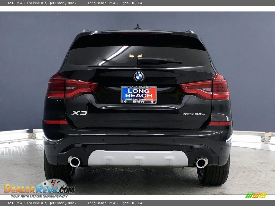 2021 BMW X3 xDrive30e Jet Black / Black Photo #4