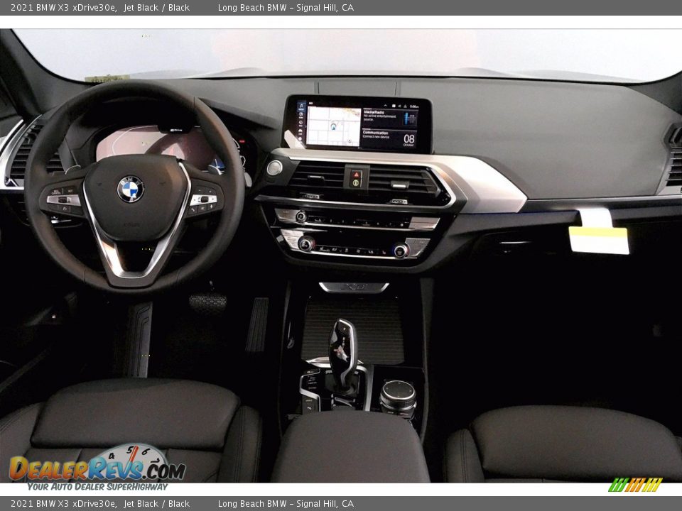 2021 BMW X3 xDrive30e Jet Black / Black Photo #5