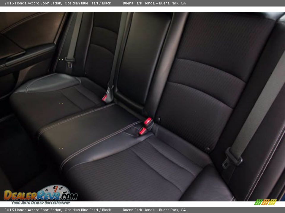 2016 Honda Accord Sport Sedan Obsidian Blue Pearl / Black Photo #16