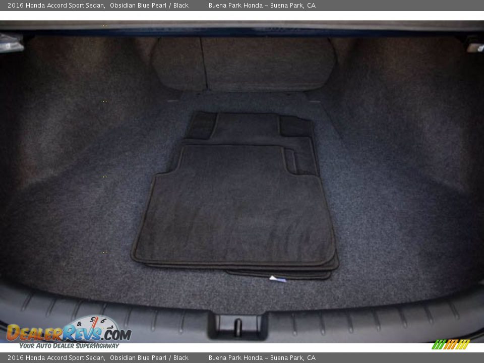 2016 Honda Accord Sport Sedan Obsidian Blue Pearl / Black Photo #17