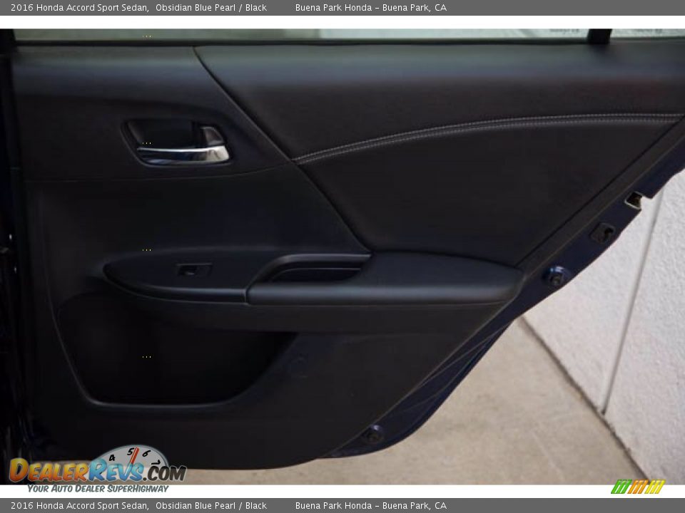 2016 Honda Accord Sport Sedan Obsidian Blue Pearl / Black Photo #28