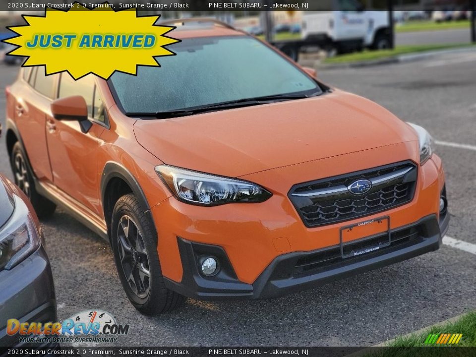 2020 Subaru Crosstrek 2.0 Premium Sunshine Orange / Black Photo #1