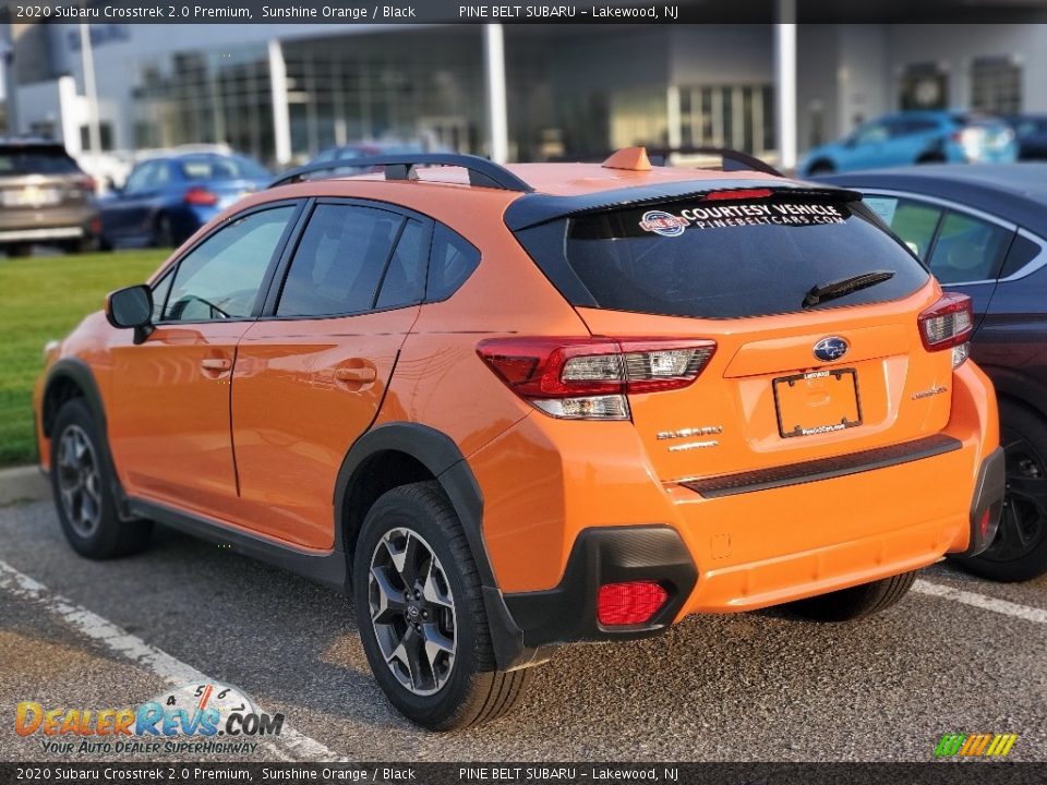 2020 Subaru Crosstrek 2.0 Premium Sunshine Orange / Black Photo #4