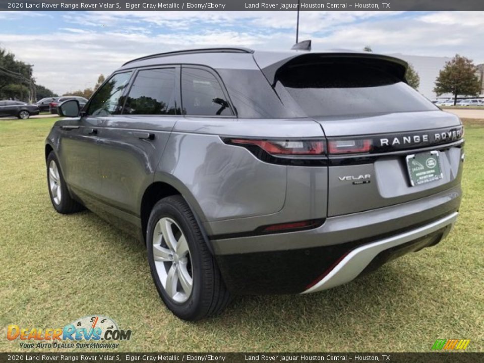 2020 Land Rover Range Rover Velar S Eiger Gray Metallic / Ebony/Ebony Photo #11
