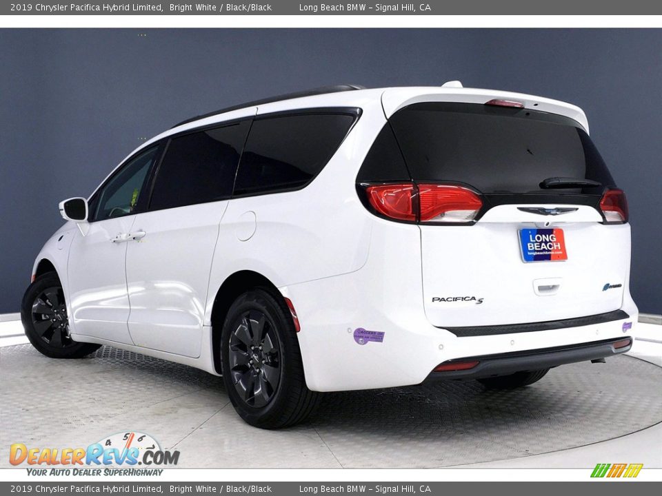 2019 Chrysler Pacifica Hybrid Limited Bright White / Black/Black Photo #10