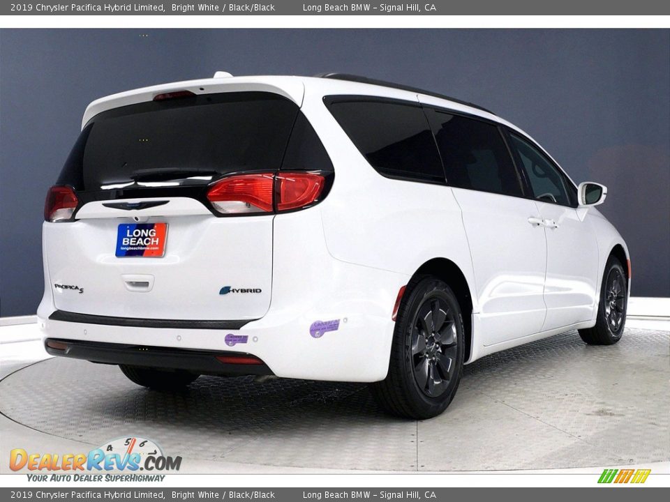 2019 Chrysler Pacifica Hybrid Limited Bright White / Black/Black Photo #13