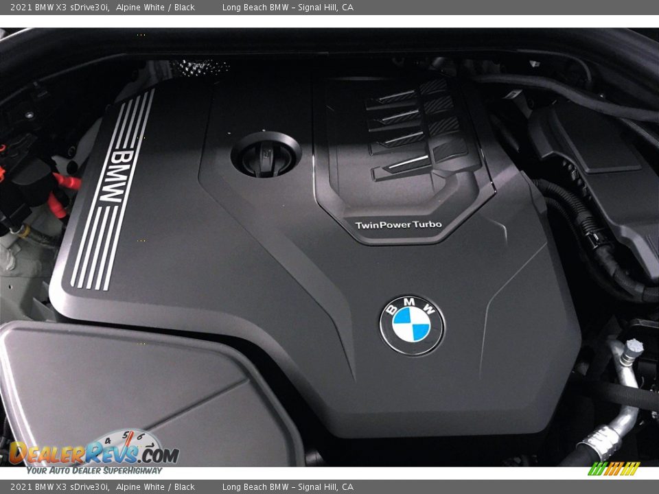 2021 BMW X3 sDrive30i Alpine White / Black Photo #11