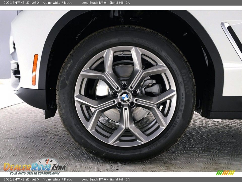 2021 BMW X3 sDrive30i Alpine White / Black Photo #12