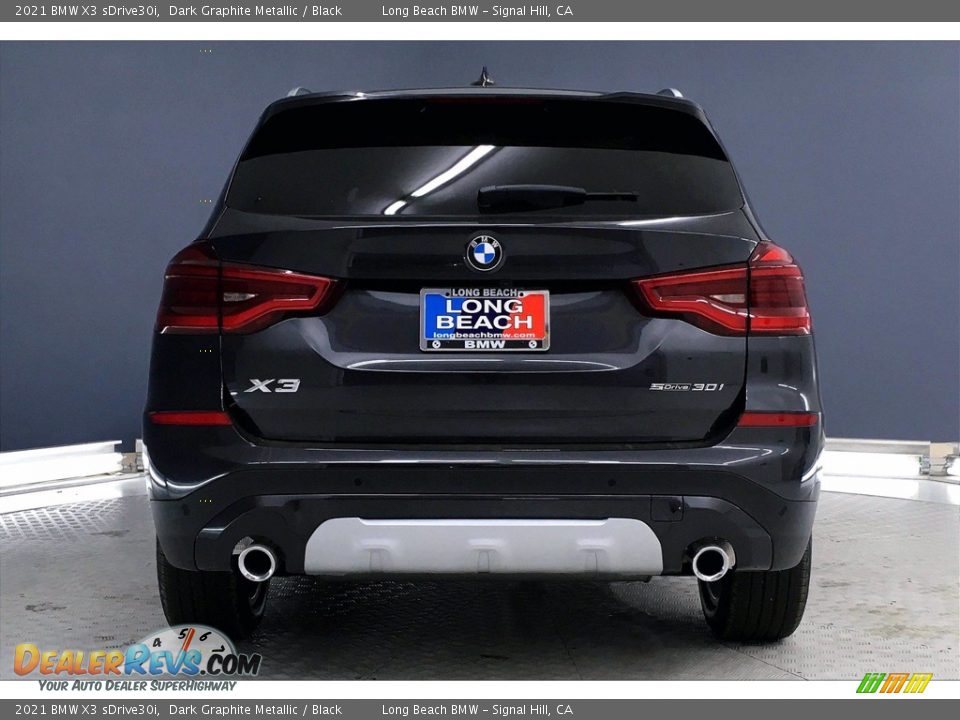 2021 BMW X3 sDrive30i Dark Graphite Metallic / Black Photo #4