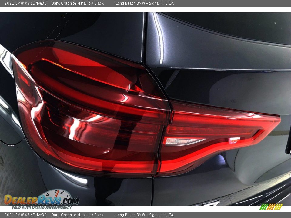 2021 BMW X3 sDrive30i Dark Graphite Metallic / Black Photo #15
