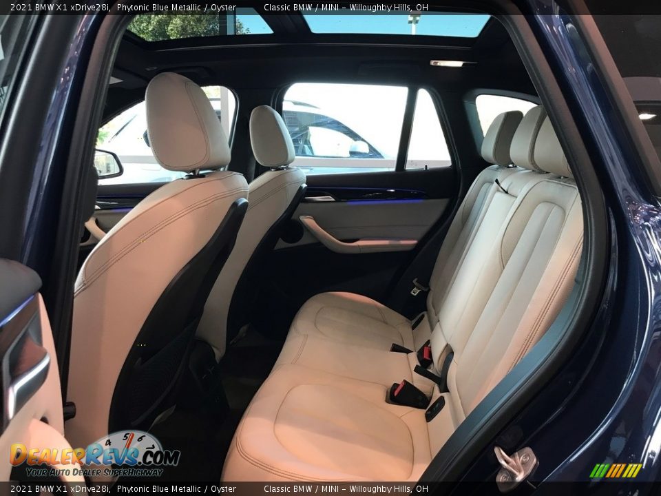 2021 BMW X1 xDrive28i Phytonic Blue Metallic / Oyster Photo #4