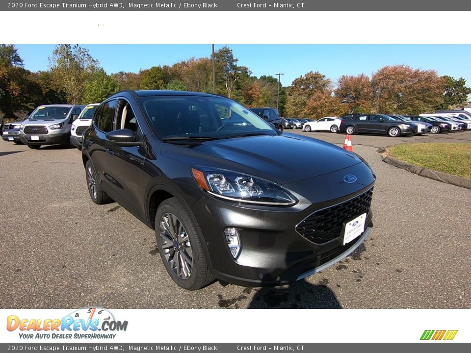 2020 Ford Escape Titanium Hybrid 4WD Magnetic Metallic / Ebony Black Photo #1