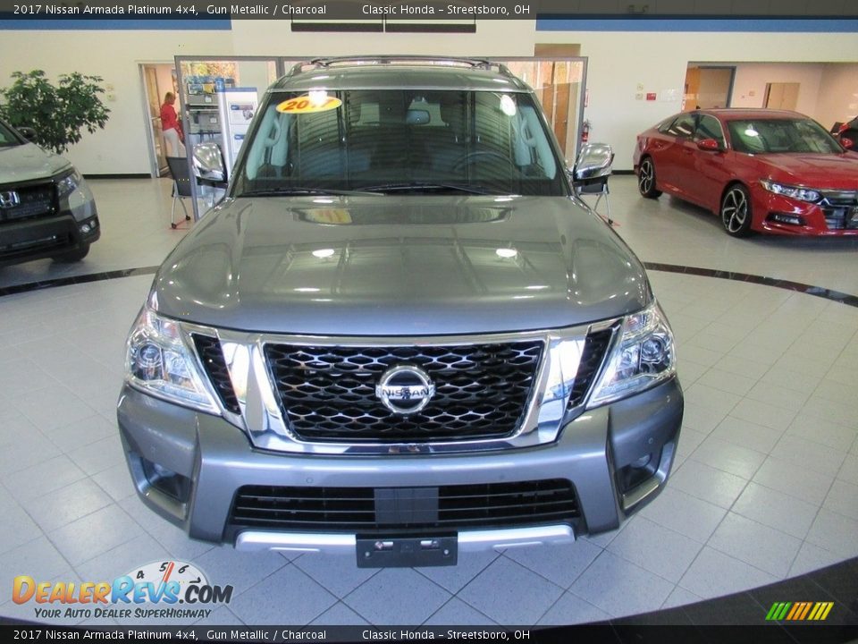 2017 Nissan Armada Platinum 4x4 Gun Metallic / Charcoal Photo #2