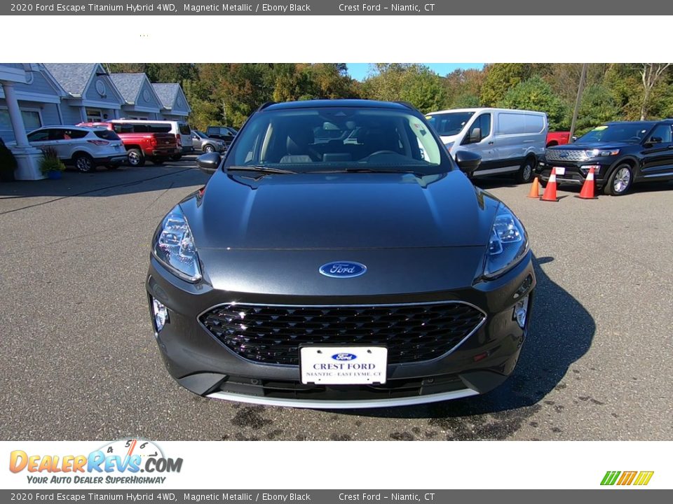 2020 Ford Escape Titanium Hybrid 4WD Magnetic Metallic / Ebony Black Photo #2