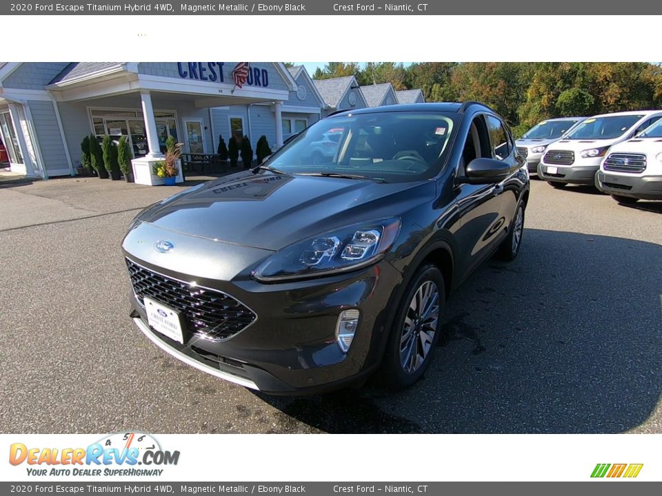 2020 Ford Escape Titanium Hybrid 4WD Magnetic Metallic / Ebony Black Photo #3