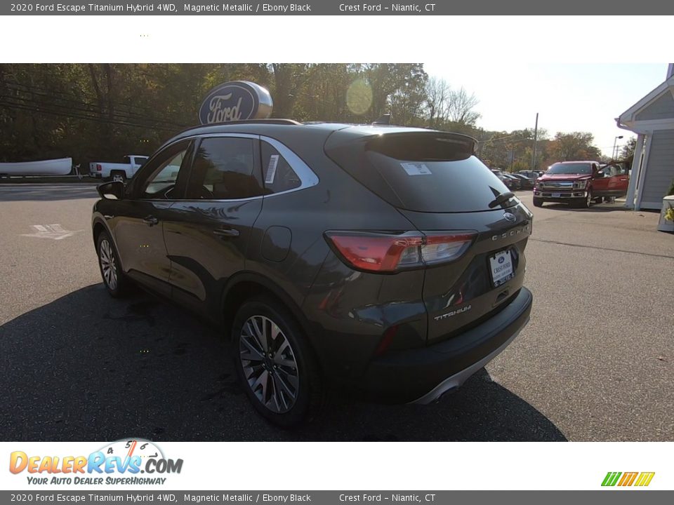 2020 Ford Escape Titanium Hybrid 4WD Magnetic Metallic / Ebony Black Photo #5