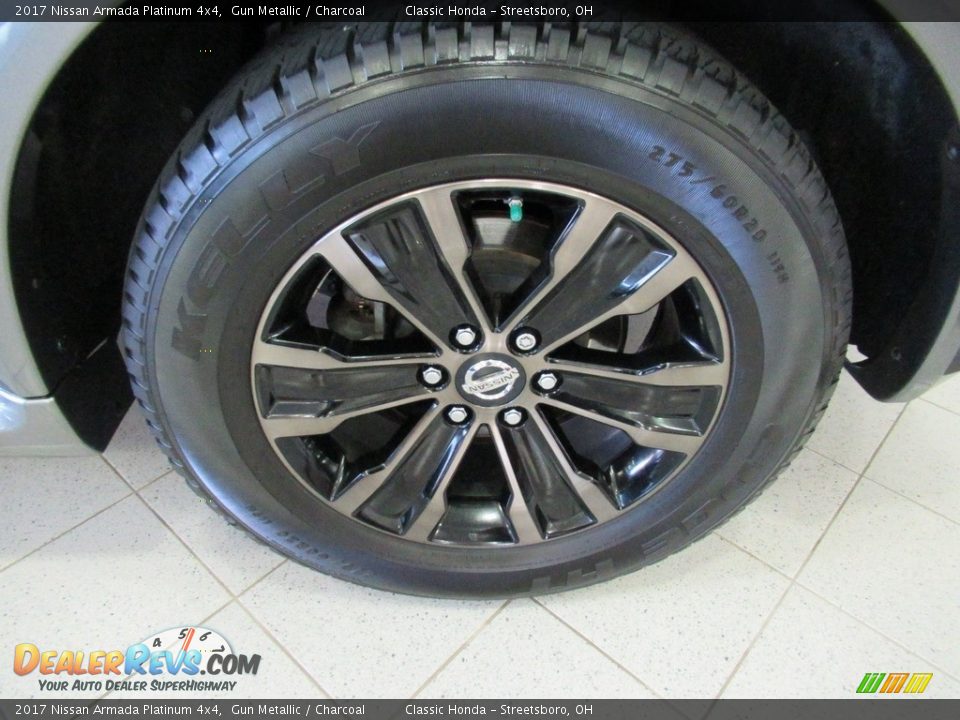 2017 Nissan Armada Platinum 4x4 Gun Metallic / Charcoal Photo #9
