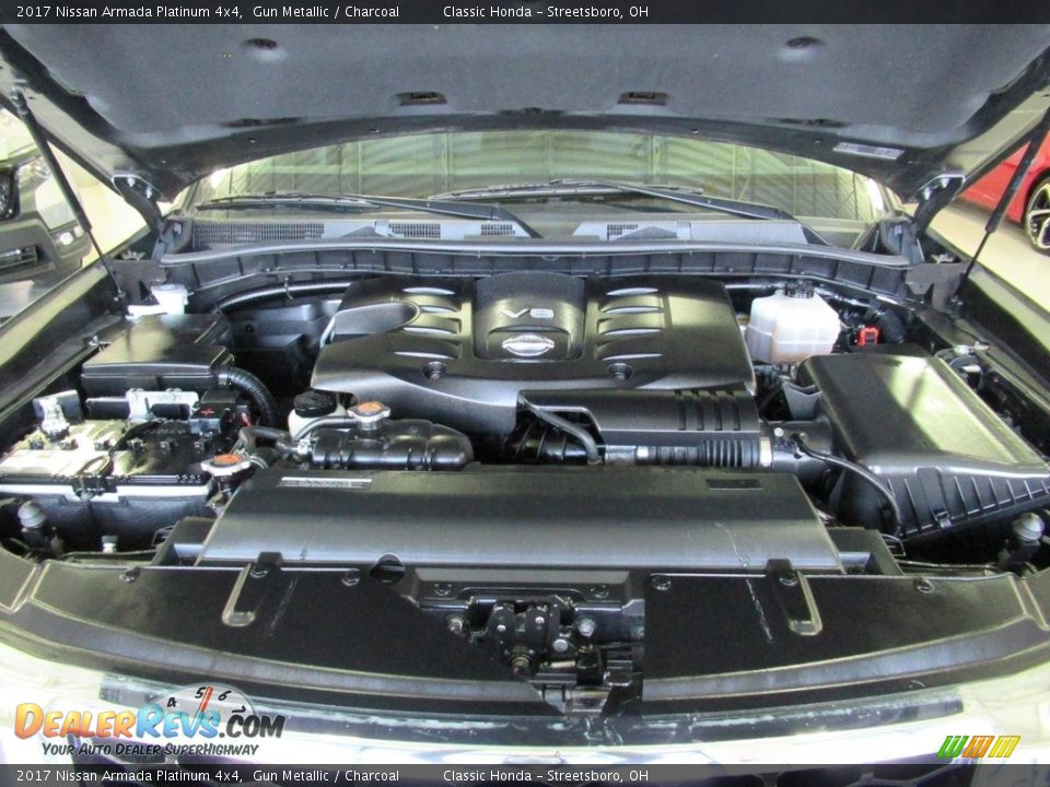 2017 Nissan Armada Platinum 4x4 Gun Metallic / Charcoal Photo #11