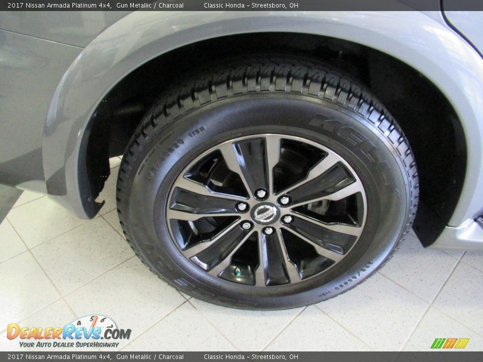 2017 Nissan Armada Platinum 4x4 Gun Metallic / Charcoal Photo #13