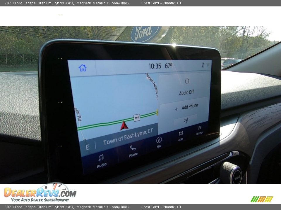 2020 Ford Escape Titanium Hybrid 4WD Magnetic Metallic / Ebony Black Photo #15