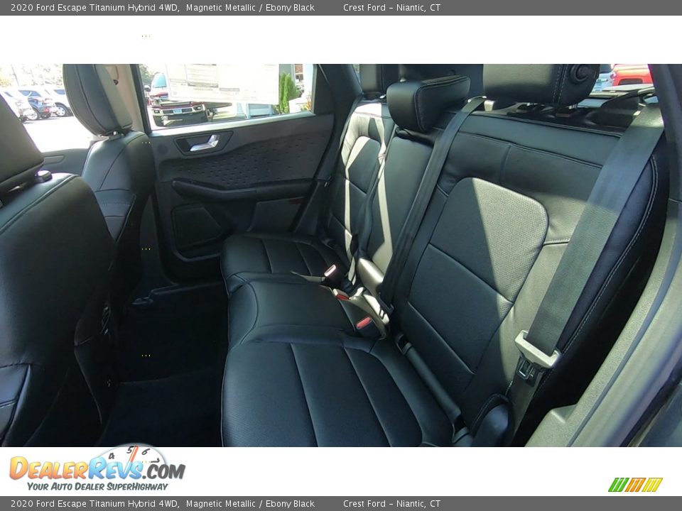 2020 Ford Escape Titanium Hybrid 4WD Magnetic Metallic / Ebony Black Photo #19