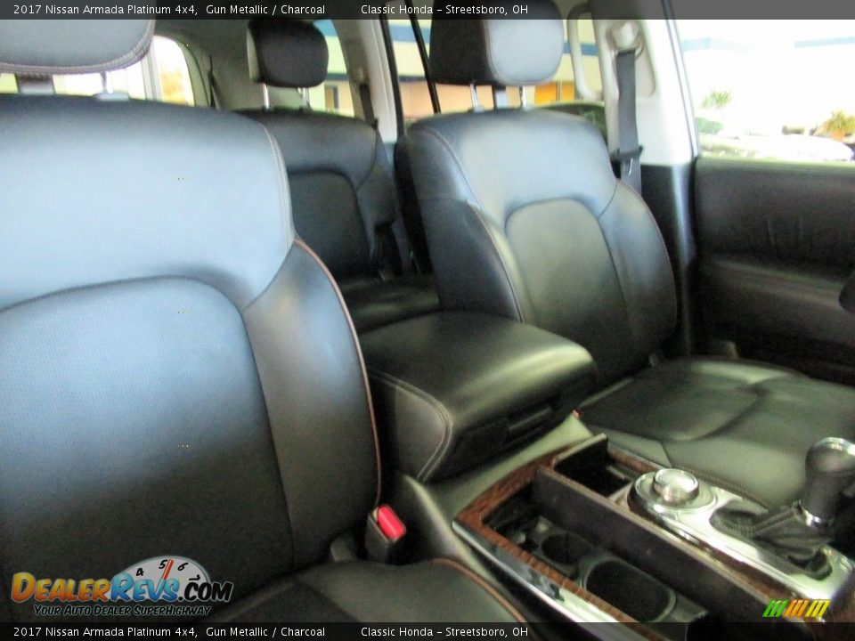 2017 Nissan Armada Platinum 4x4 Gun Metallic / Charcoal Photo #19