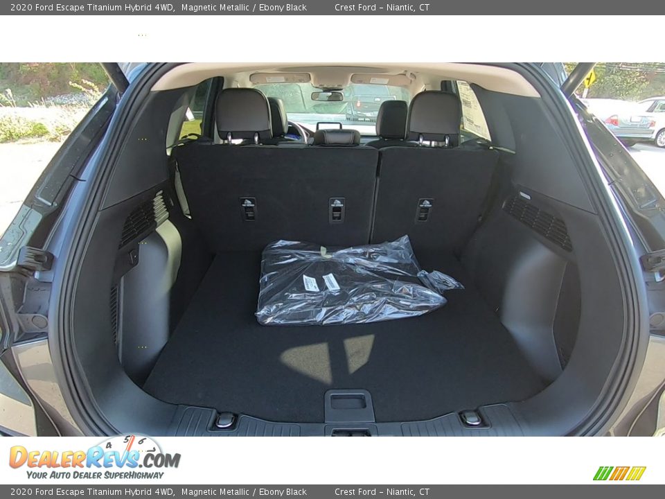2020 Ford Escape Titanium Hybrid 4WD Magnetic Metallic / Ebony Black Photo #22