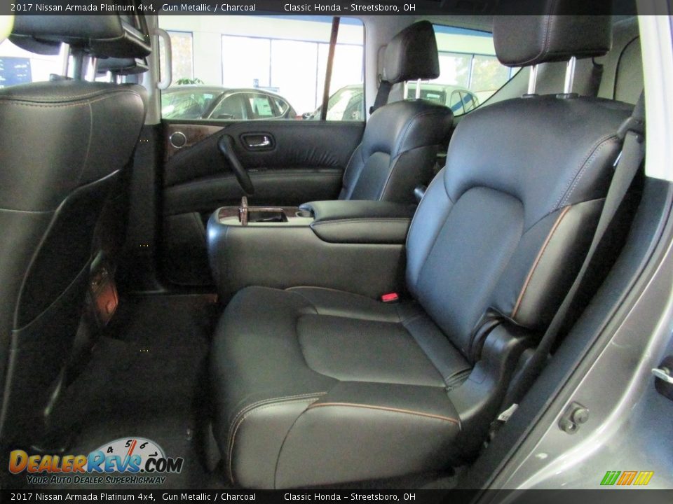 2017 Nissan Armada Platinum 4x4 Gun Metallic / Charcoal Photo #25