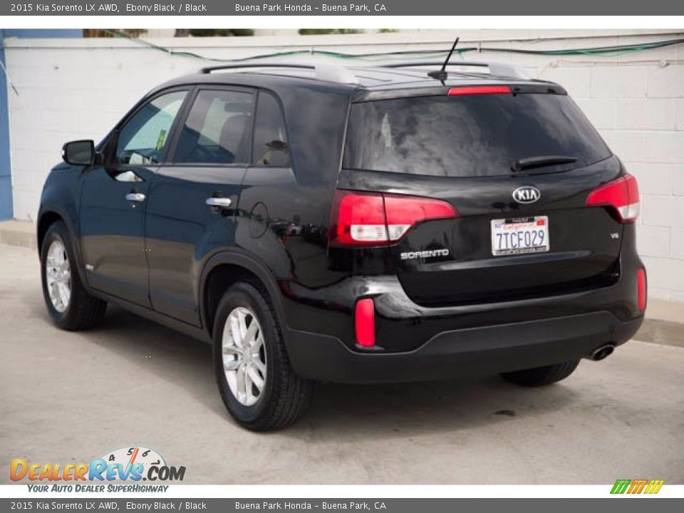 2015 Kia Sorento LX AWD Ebony Black / Black Photo #2