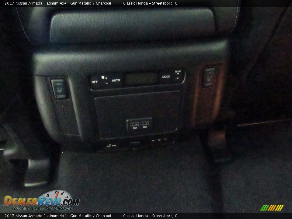 2017 Nissan Armada Platinum 4x4 Gun Metallic / Charcoal Photo #26