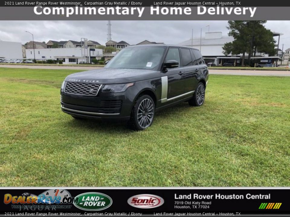 2021 Land Rover Range Rover Westminster Carpathian Gray Metallic / Ebony Photo #1