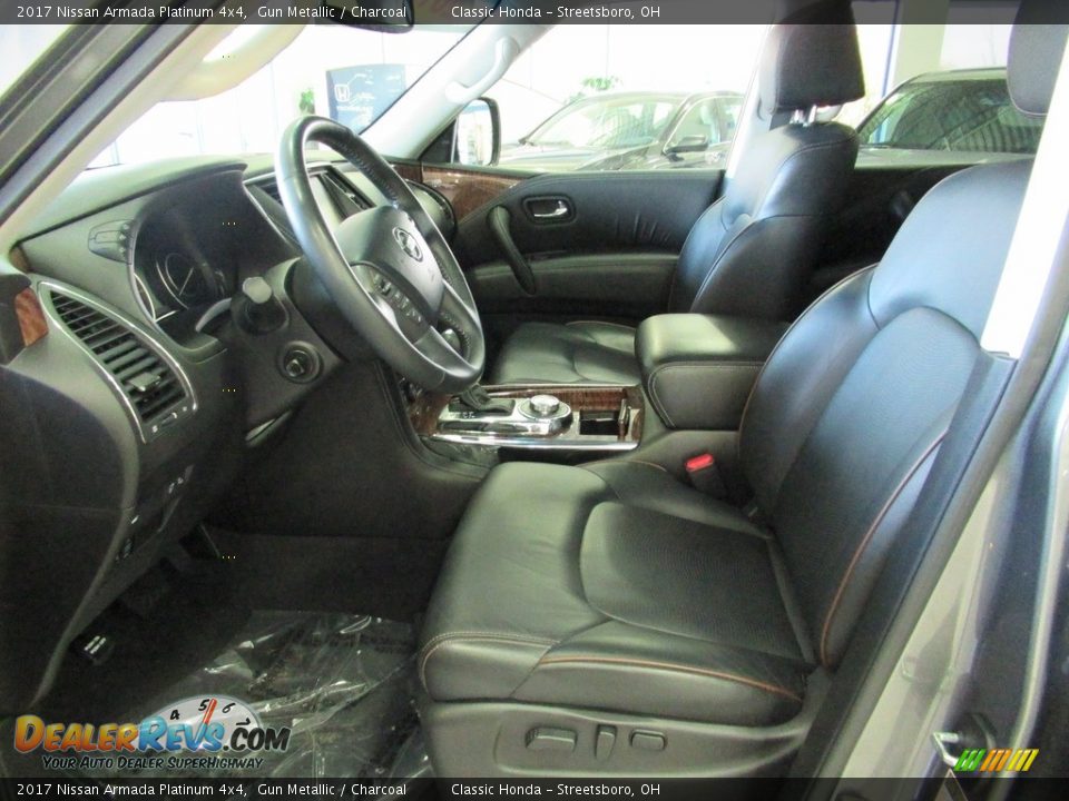 2017 Nissan Armada Platinum 4x4 Gun Metallic / Charcoal Photo #29