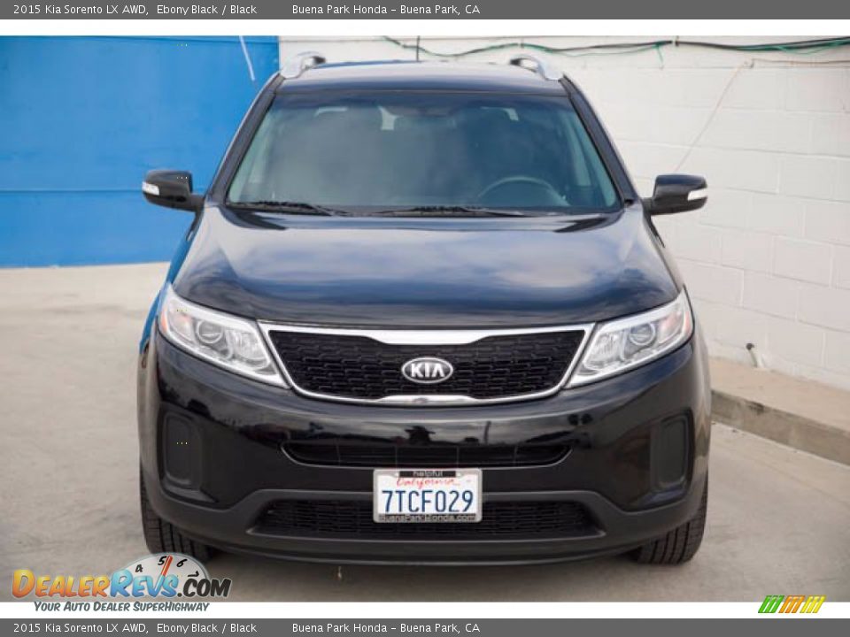 2015 Kia Sorento LX AWD Ebony Black / Black Photo #7