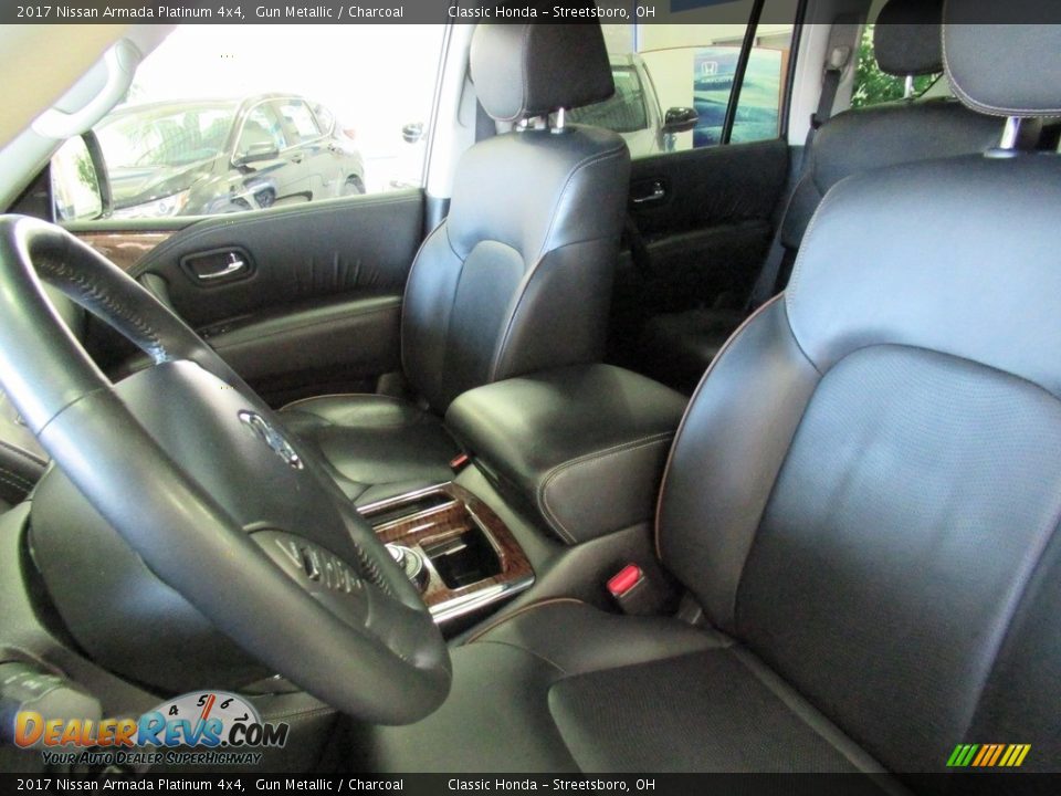 2017 Nissan Armada Platinum 4x4 Gun Metallic / Charcoal Photo #30