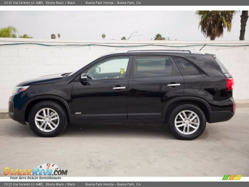 Ebony Black 2015 Kia Sorento LX AWD Photo #10