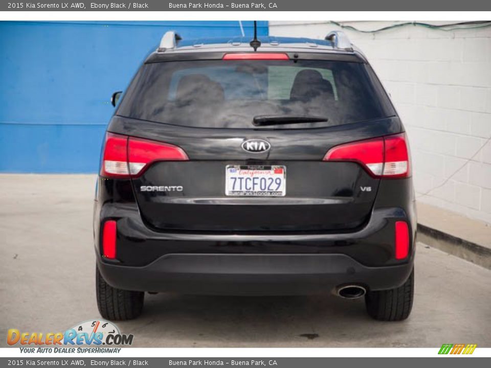 2015 Kia Sorento LX AWD Ebony Black / Black Photo #11