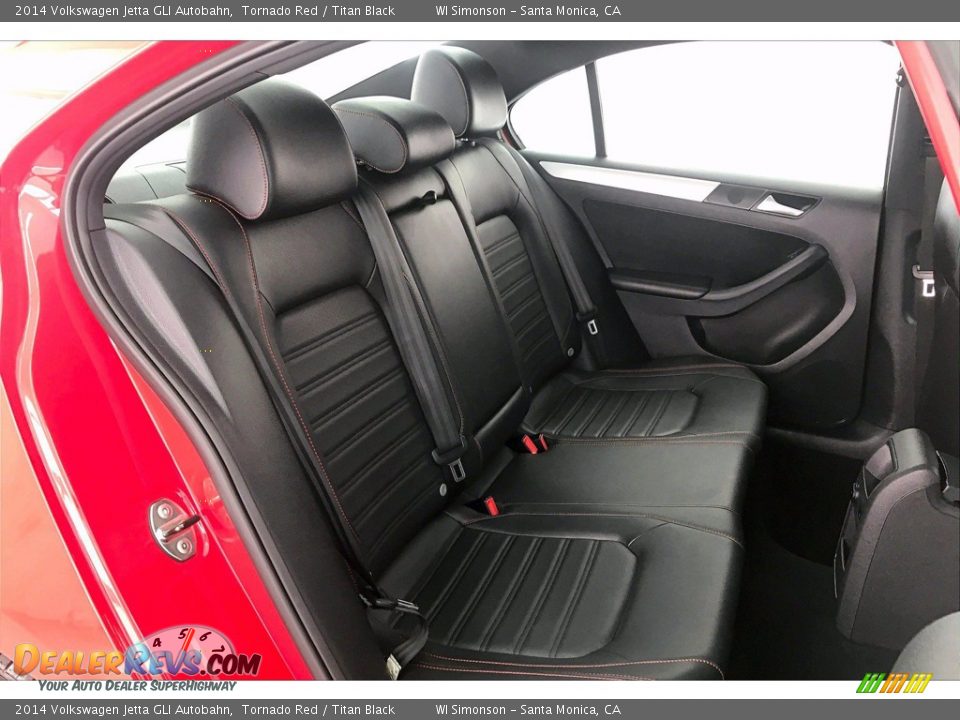 Rear Seat of 2014 Volkswagen Jetta GLI Autobahn Photo #19