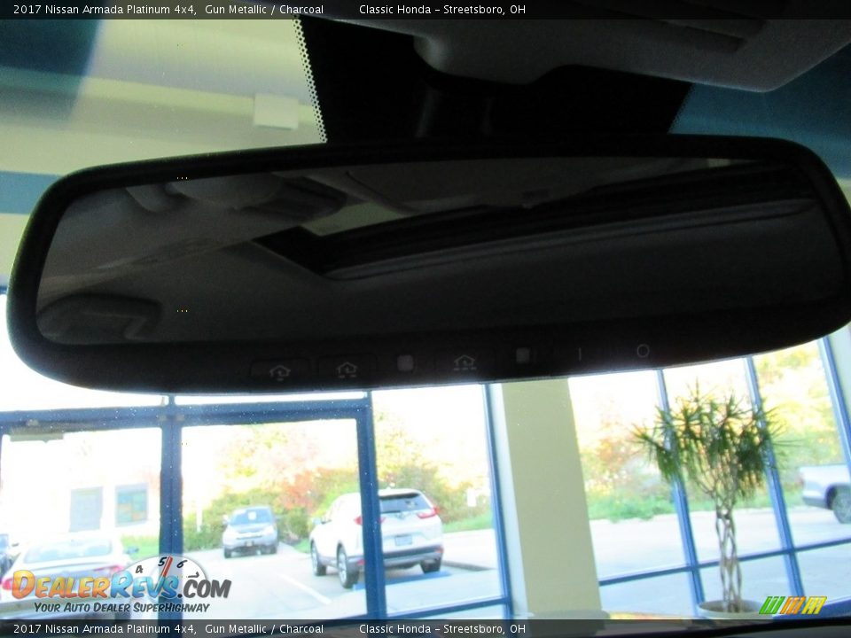 2017 Nissan Armada Platinum 4x4 Gun Metallic / Charcoal Photo #33
