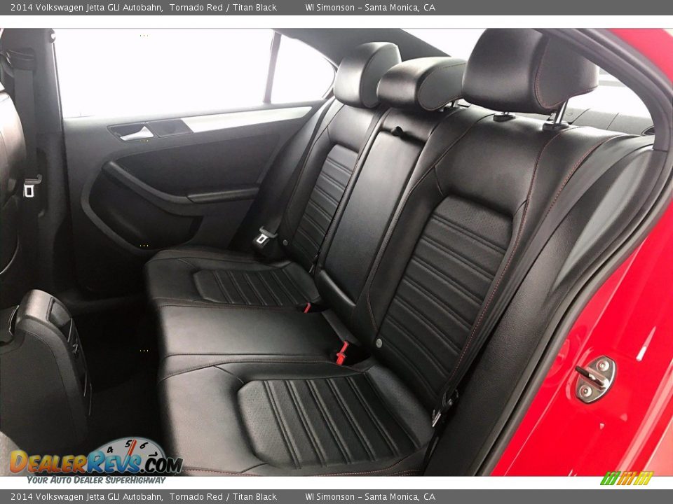 Rear Seat of 2014 Volkswagen Jetta GLI Autobahn Photo #20