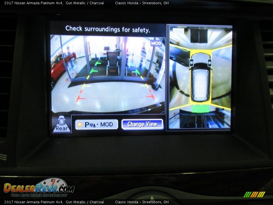 2017 Nissan Armada Platinum 4x4 Gun Metallic / Charcoal Photo #35