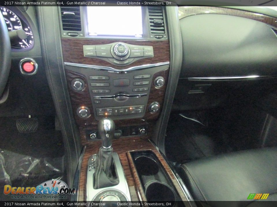 2017 Nissan Armada Platinum 4x4 Gun Metallic / Charcoal Photo #36