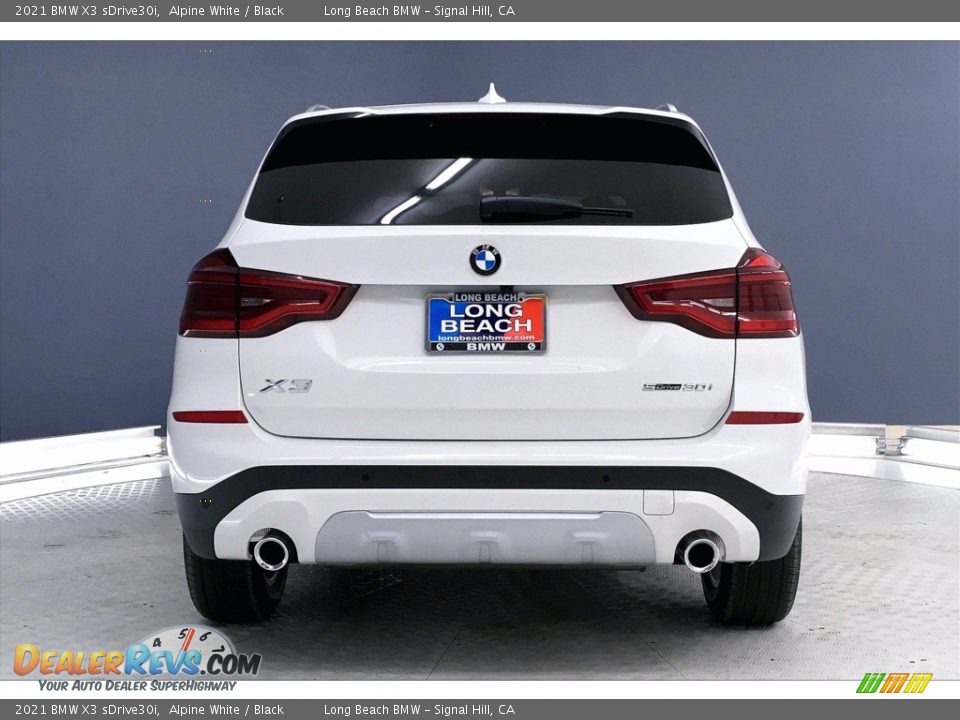 2021 BMW X3 sDrive30i Alpine White / Black Photo #4