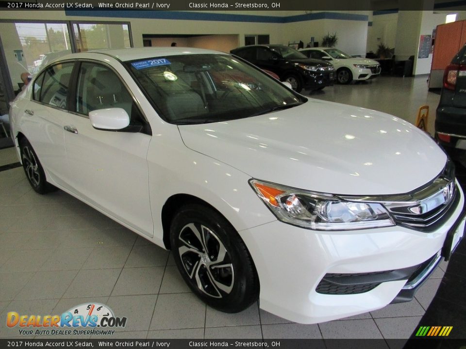 2017 Honda Accord LX Sedan White Orchid Pearl / Ivory Photo #3