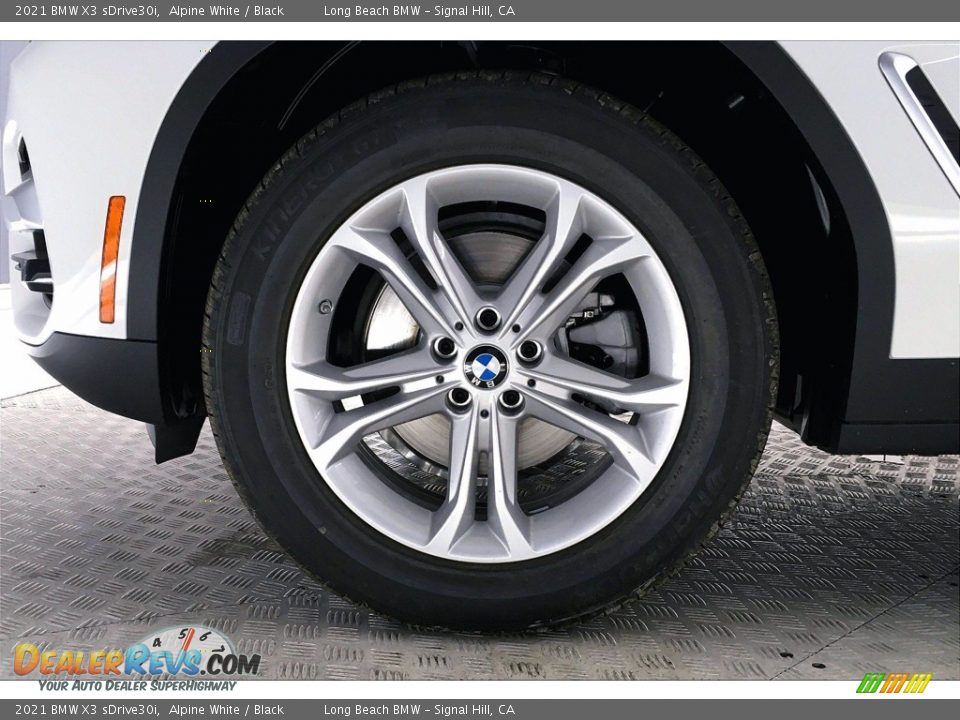 2021 BMW X3 sDrive30i Alpine White / Black Photo #12