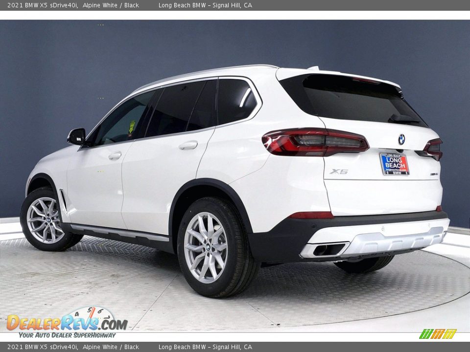 2021 BMW X5 sDrive40i Alpine White / Black Photo #3